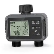 Smart Sprinkler Timer Double Outlets Irrigation Timer Automatic Manual Watering
