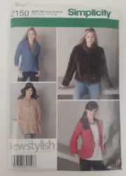 Simplicity 2150 Pattern Size 14, 16, 18, 20, 22 Jackets NEW-UNCUT