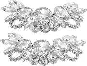 [GAXIRE] Durable Rhinestone Shoe Clips for Women Elegant Decorative Shoe Jewelry Buckles for High Heels Flats Sandals Versatile Accessories for Weddings Casual Outings