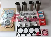 for KUBOTA Parts V2203-T V2203DI V2203-DI-T V2203 V2203M V2203T Overhaul Rebuild kit Piston Ring Liner Gasket Bearings + Valve Guides + Connecting Rod