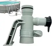 BBTISG Pool Plunger Valve, Pool Replacement Dual Split Hose Above Ground Plunger Valve Above Pool Plunger Valve Replacement Accessories