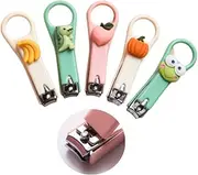Nail Clippers Set, 5 Pieces Manicure Sets Stainless Steel Nail Clippers Pedicure Kit Grooming Tools Nail Cutter for Women, Girls and Children