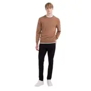 Replay Mens Crew Knitwear Crewneck Pullover In Cotton & Cashmere Multi