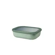 Mepal Multi Cirqula Food Bowl Container w/ Lid Rectangle 2L/68oz Nordic Sage