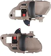 JDMON Interior Door Handles Replacement for Chevy GMC C1500 C2500 C3500 K1500 K2500 Tahoe 1995-2000 Left Driver & Right Passenger Inside Inner Door Handle Set Replacement for 15708044 15708043 Tan