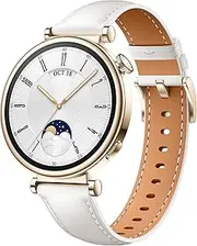 [HUAWEI] Watch GT 4 Smartwatch, 41mm White Leather, Up to 1 Week Battery Life, Fitness Tracker Compatible with Android & iOS, Health Monitoring Including Sleep Tracking, GPS, AU Version