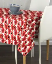 Red Poppies Signature Tablecloths - Assorted Sizes!