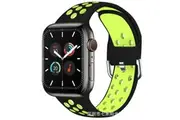 Apple Watch IWatch Band Silicone Strap-Black & Green