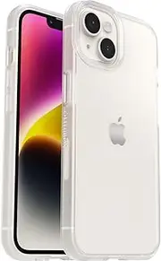 OtterBox Apple iPhone 14 Sleek Series Case, Shockproof, Drop Proof, Ultra-Slim, Protective Thin Case, Tested to Military Standard, Clear