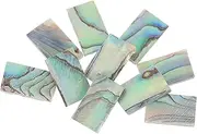 JOINPAYA Diy Guitar Decor Materials 10pcs Abalone Shell Inlay Strips Shell Guitar Decoration Sound Hole Decor