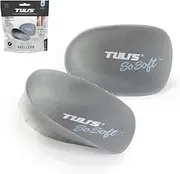 Tuli's So Soft Heel Cups - Shock Absorption Cushion Insert for Plantar Fasciitis, Sever's Disease and Heel Pain Relief, Regular