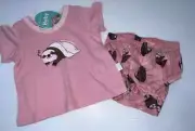 BNWT BABY GIRLS PETER ALEXANDER SLOTH PYJAMA SET SIZE 0 - 3 MTHS