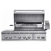 Fisher & Paykel 48" Series 7 DCS Grill with Rotisserie and Side Burners, Natural Gas