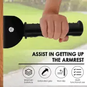 Doorway Flip Assist Handle 5.5 Inch Foldable Flip Up Grab Bar Nonslip wecKj