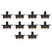 10 x DC 0.5A 50V 3 Position 2P2T DPDT Panel Mount Slide Switch SS23D32 T6Y61691