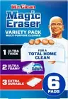 Mr. Clean Magic Eraser Sponge, All Purpose 6 Count (Pack of 1), White