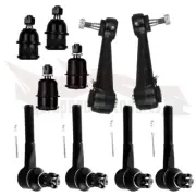 10pcs Front Tie Rod Ends Ball Joints For 2001-2003 Dodge Ram 1500 Van 3.9L 5.9L
