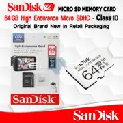 Sandisk Micro SD Card 64GB High Endurance With Adapter Flash Memory Phone Camera