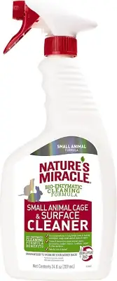 Small Animal Cage and Surface Cleaner, Bio-Enzymatic Cleaning Formula, Destroy T