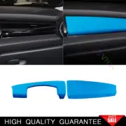 Fit For Mini Cooper F55 F56 F57 Blue Suede Central Console Dashboard Strip Trim (for: Mini)