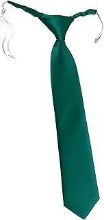 [TigerTie] Children's tie in plain colour, pre-tied with elastic band