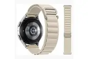 White Alpine Loop Samsung Galaxy Watch 7 6 5 4 Classic 44 47 40mm Strap Band Bands