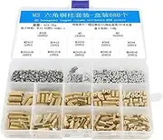 Standoff Screws - Hardware Spacers M3 Standoffs | PCB Screw Spacers, Motherboard Standoffs Screws, Circuit Board Standoffs for Raspberry Pi Mainboard