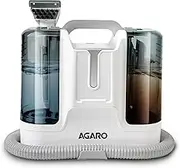 AGARO Crest Portable Spot Cleaner, Super Suction Cleaning Machine, Stain Remover, Multi-Purpose Portable Carpet and Upholstery Cleaner, with Replacement Heads, Pet Stain Vacuum, White