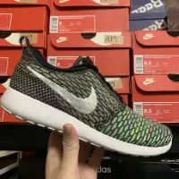 在飛比找蝦皮購物優惠-Nike Wmns Flyknit Rosherun 彩虹 