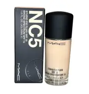MAC Studio Fix Fluid NC5, SPF 15, 1.0 Fl Oz, New In Box