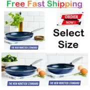 Blue Diamond Ceramic Nonstick Fry Pan/Skillet, Frypan Select Your Size,..