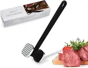 DS. DISTINCTIVE STYLE Meat Tenderizer Dual-Side Kitchen Mallet Chicken Pounder Flattener with Comfortable Handle 9.6 Inch Meat Hammer