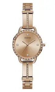Guess Bellini Rose Gold Tone Stainless Steel Watch GW0022L3
