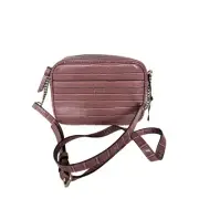 BRAND NEW DKNY Posey Camera Bag blush Crocodile Design Small Crossbody