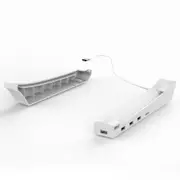 Horizontal Stand for PS5 with 4 USB Extension