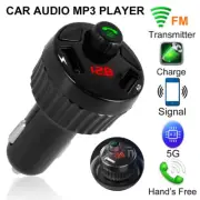 Car Bluetooth FM Transmitter Wireless Bluetooth 5.0 FM Radio Adapter with HuYPE