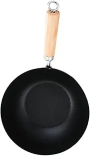 TIDTALEO Cooking Pan Accessories Small Steel Pan Nonstick Mini Wok for Easy Cooking Cleaning