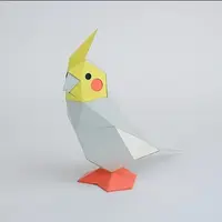 在飛比找有設計U design優惠-bog craft｜立體動物紙藝 鸚鵡／TINY