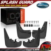 4PCS Front & Rear Mud Flaps Splash Guards Splashguards for Ford Explorer 2023+