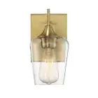 Savoy House Octave 1-Light Wall Sconce, Warm Brass - 9-4030-1-322