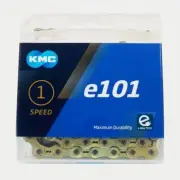 KMC E101 Single Speed Chain - Gold/Gold, Lightweight