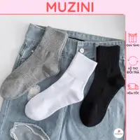 在飛比找蝦皮購物優惠-男女襪子,四向彈力韓國面料,現代風格 - Muzini TN