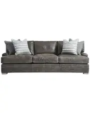 Bernhardt Burnham Leather Sofa