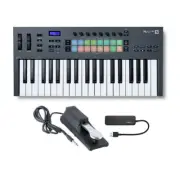 Novation FLkey 37 37-Key MIDI Keyboard Controller with Sustain Pedal and USB Hub