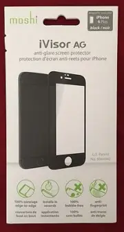 Moshi Black AG iVisor Screen Protector - iPhone 6 Plus / 6s Plus - Retail $30