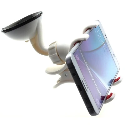 For Galaxy A71/A72/A73 Windshield Car Mount Holder Glass Cradle Swivel