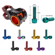 6pcs Bicycle Stem Bolt Kit M5*18mm Anodized Bolts Anti-Rust Road/MTB Srews