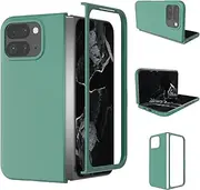 [HAII] for Google Pixel 9 Pro Fold Case Compatible with MagSafe Slim Thin Hard PC Frosted Rugged Drop-Proof Shockproof Protective Case for Google 9 Pro Fold (Dark Green)