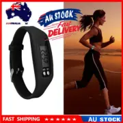 LCD Digital Watch Bracelet Pedometer Fitness Running Step Counter Portable Tools