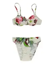Diva Womens Sima 2 Piece Bikini, White, 6